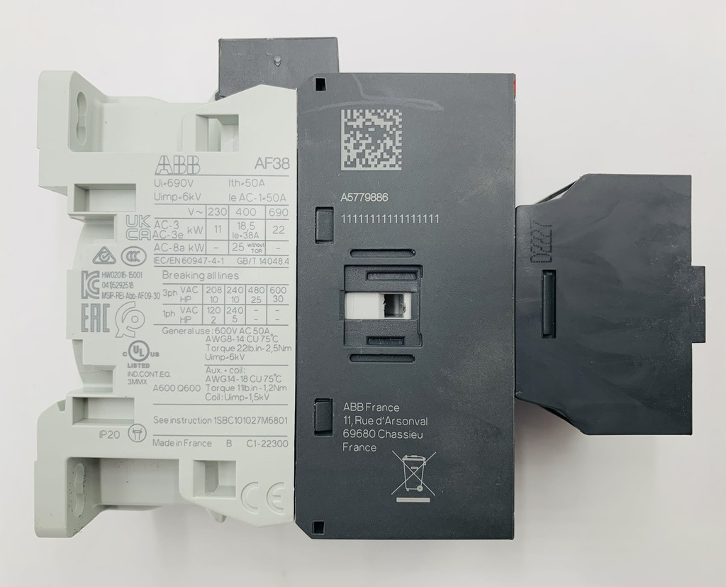 CONTACTOR AF38-30-11-13 100-250V50/60HZ-DC