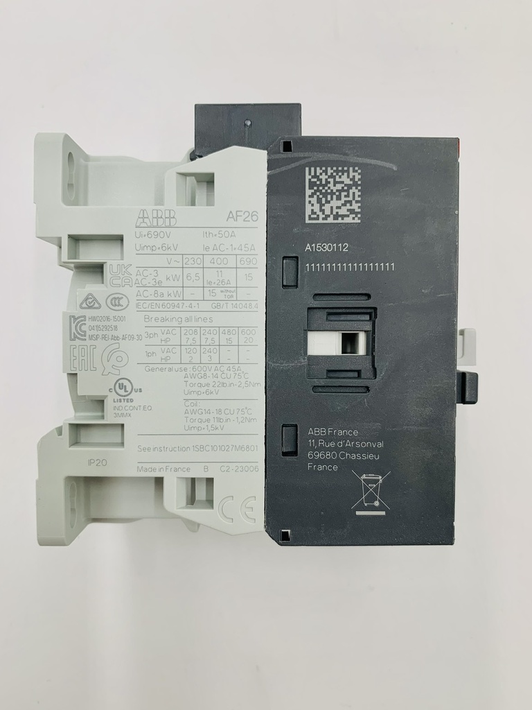 CONTACTOR AF26-30-00 CONTROL 100-250V (910033)