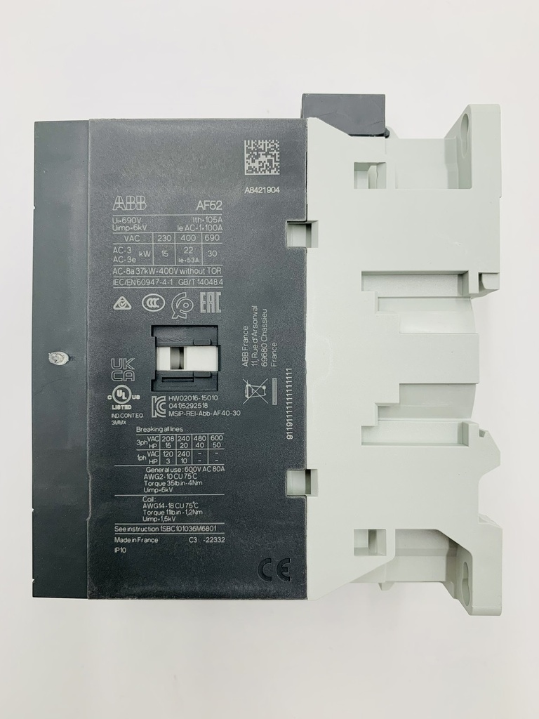 CONTACTOR AF52-30-00-13 - Control: 100-250V50/60HZ-DC