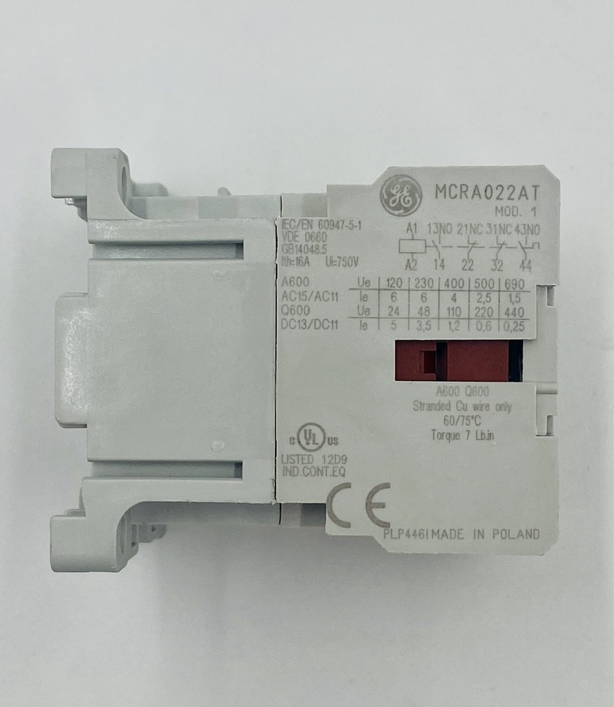 MINI CONTACTOR AUX. BOB 110 VCA 2NA+2NC (Calimport)