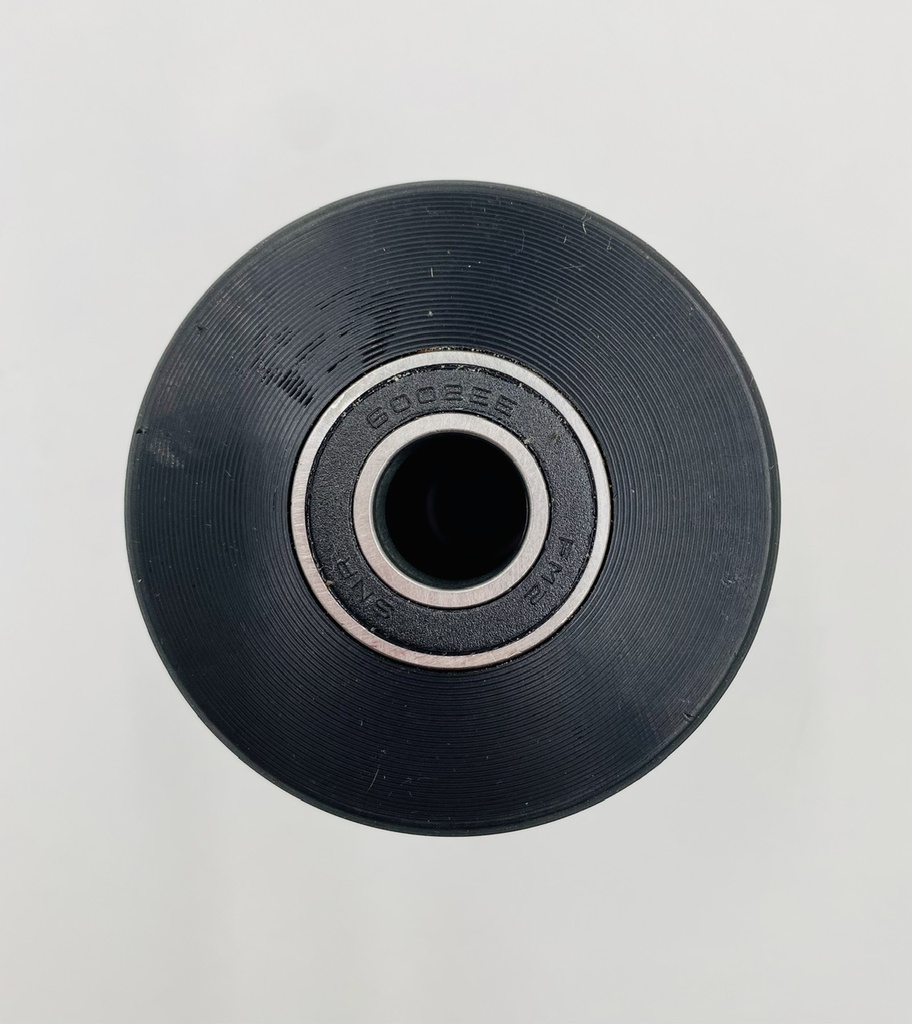 RODILLO PARA GUIA CADENA DE COMPENSACION DE 90X65MM CON 2 RODAMIENTOS 6002 2RS
