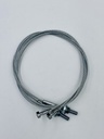 PIOLA DE COMBINACION DE 1200MM DE LARGO POR 2,5MM CON TOPE DE ACERO Y TERMINAL M6X40MM LARGO