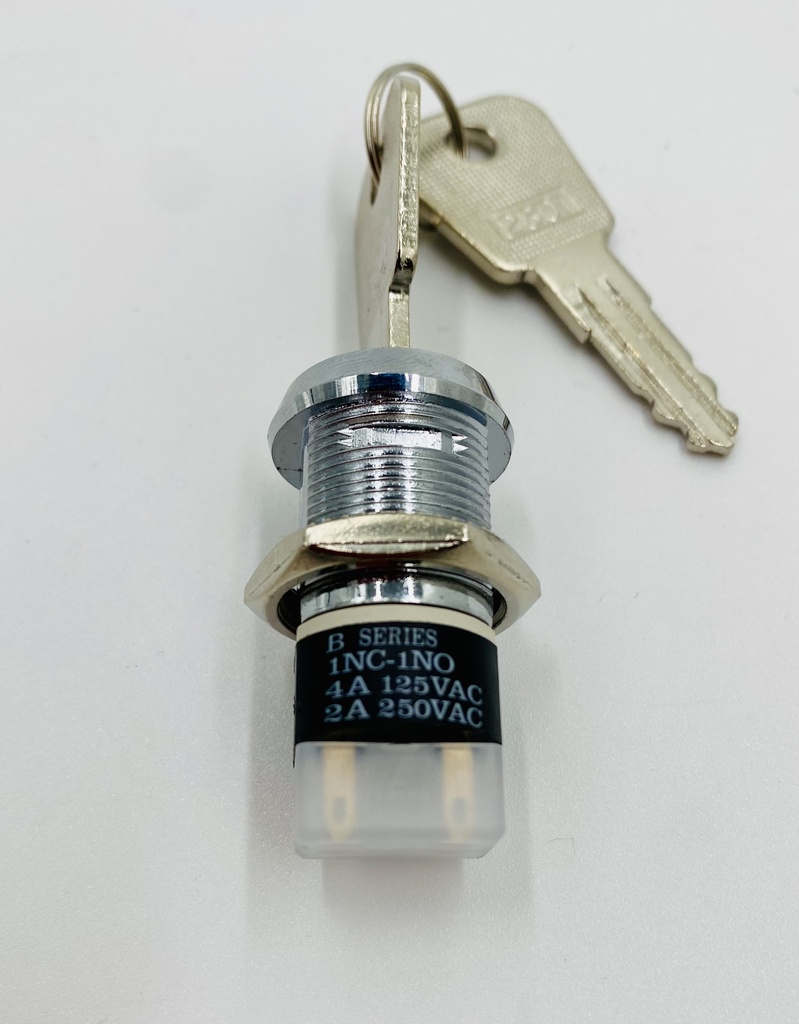 LLAVIN REDONDO 4PIN ON/OF 19MM (Compatible con Cod.: 420AA)