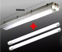 ESTANCA HERMÉTICA 2X18, 120 CMS, 220VAC, CUERPO DE POLIESTER REFORZADO (INCLUYE TUBO LED)