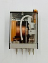 Rele Aux. Serie 55 2P. 10 A. Bob 24 Vac