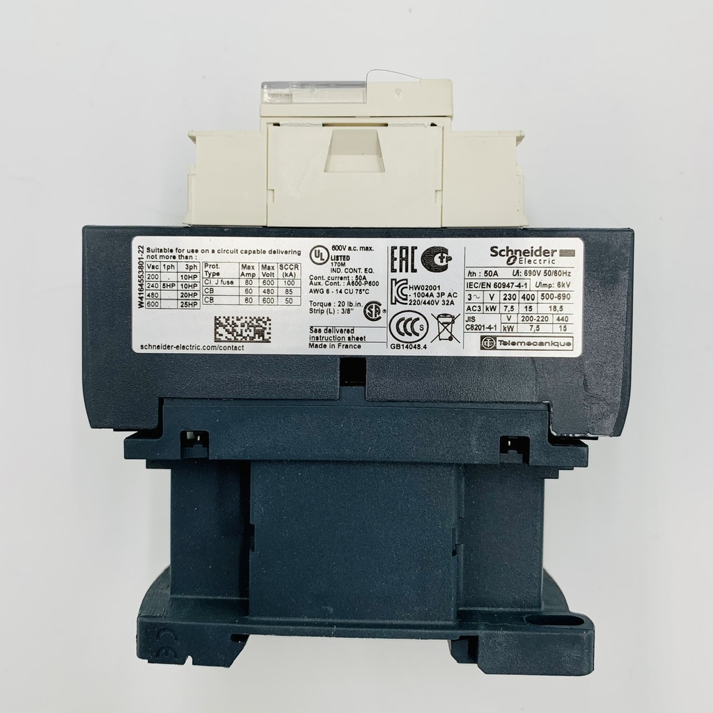 CONTACTOR 3P 32A 1NA+1NC 220VAC LC1D32MLC1D32M7 (Electra)