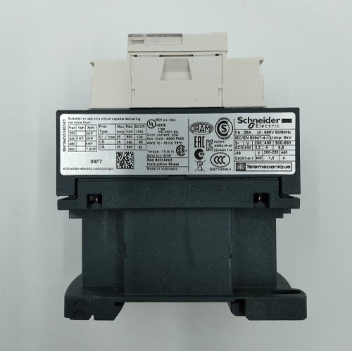 CONTACTOR 9 AMP 1NA+1NC (Comp.cod: 10000605)(Electra)