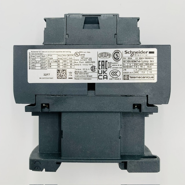 CONTACTOR 3P 32A 1NA+1NC 110VAC LC1D32MLC1D32F7 (Electra)