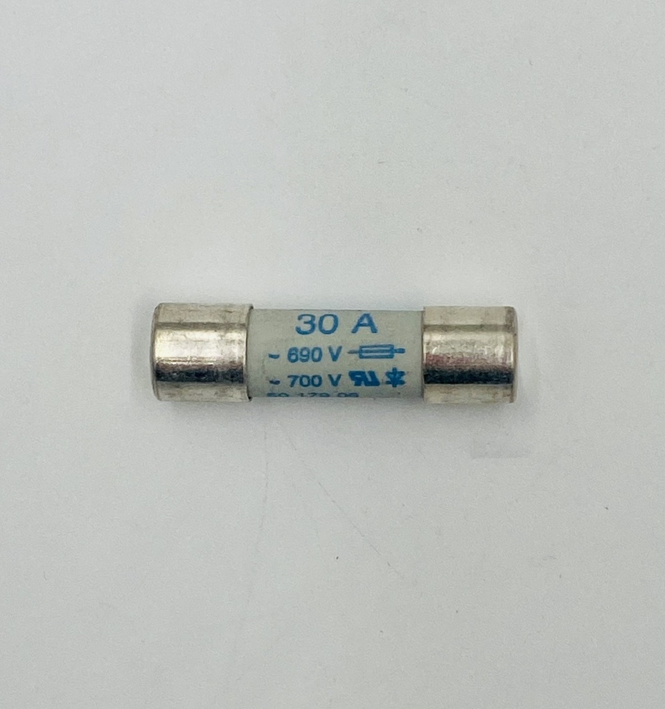 FUSIBLE SIBA 10X38MM, 690VAC, 30 A, GR (ULTRARAPIDO)(5017906.30)