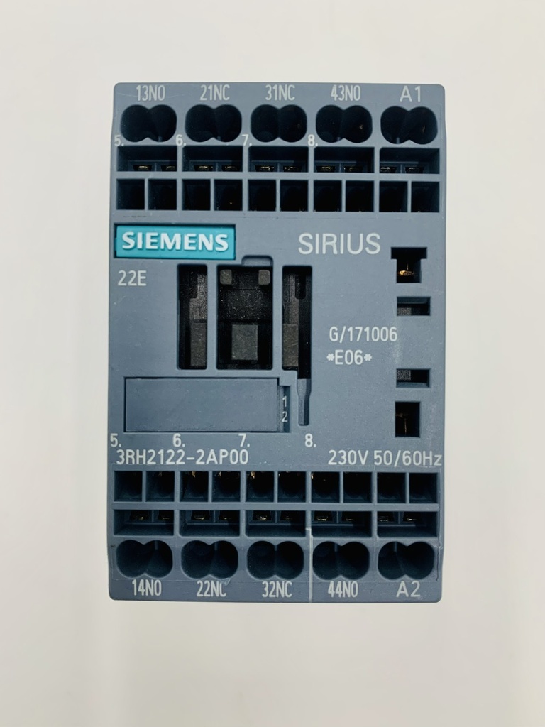 CONTACTOR AUXILI. 2NA+2NO 230VAC 6A AC14/15 230V (3RH2122-2AP00)