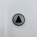 CARATULA PULSADOR JONO MONOSPACE GRIS REDUCIDA FLECHA BAJADA (KM801054G092)(AA)