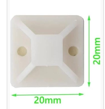 FL BASE AUTOADHESIVA 19X19MM
