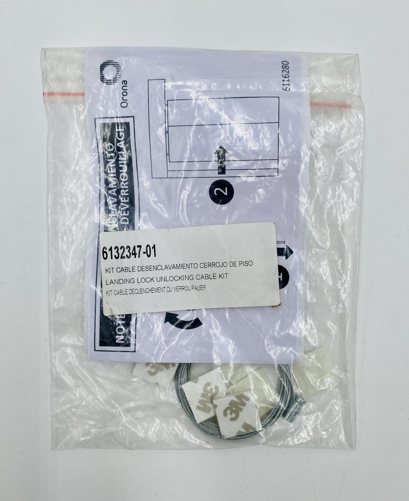 KIT CABLE DESENCLAVAMIENTO CERROJO DE PISO