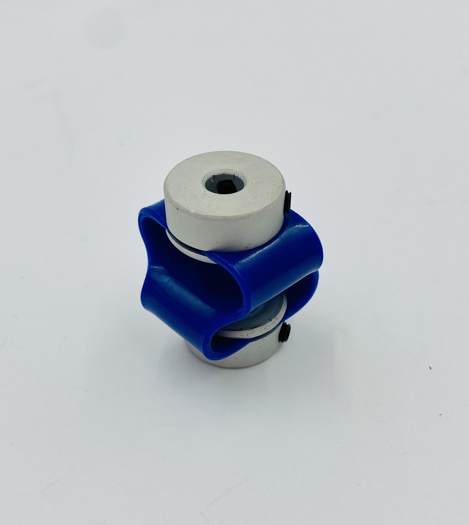ACOPLE ESLASTICO YUMO PARA ENCODER EJE 6MM. 6*6 D27