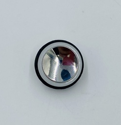 [16721] FAA25090A111-PULSADOR OTIS 2000 CROMADO ANILLO LUMINOSO ROJO COPIA