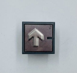 [2574AA] PLACA + PULSADOR THYSSEN MODULO MSPS LED ROJO