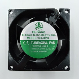 [51010808BS] VENTILADOR 80X80X38MM 230/115VAC 3000RPM 58M3/H MAX
