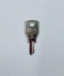 [6123424-01] LLAVE BOMBILLO REF.AGA B-01 ( 1 Arca 1 ) (VALOR UNITARIO) (Chapa con código 8302121)