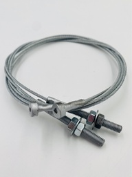 [FAB2027] PIOLA DE COMBINACION DE 1200MM DE LARGO POR 2,5MM CON TOPE DE ACERO Y TERMINAL M6X40MM LARGO
