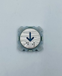 [2529AA] PULSADOR AVOX BRAILLE PARA BOTONERA DE PISO (AV-BBD) FLECHA BAJAR